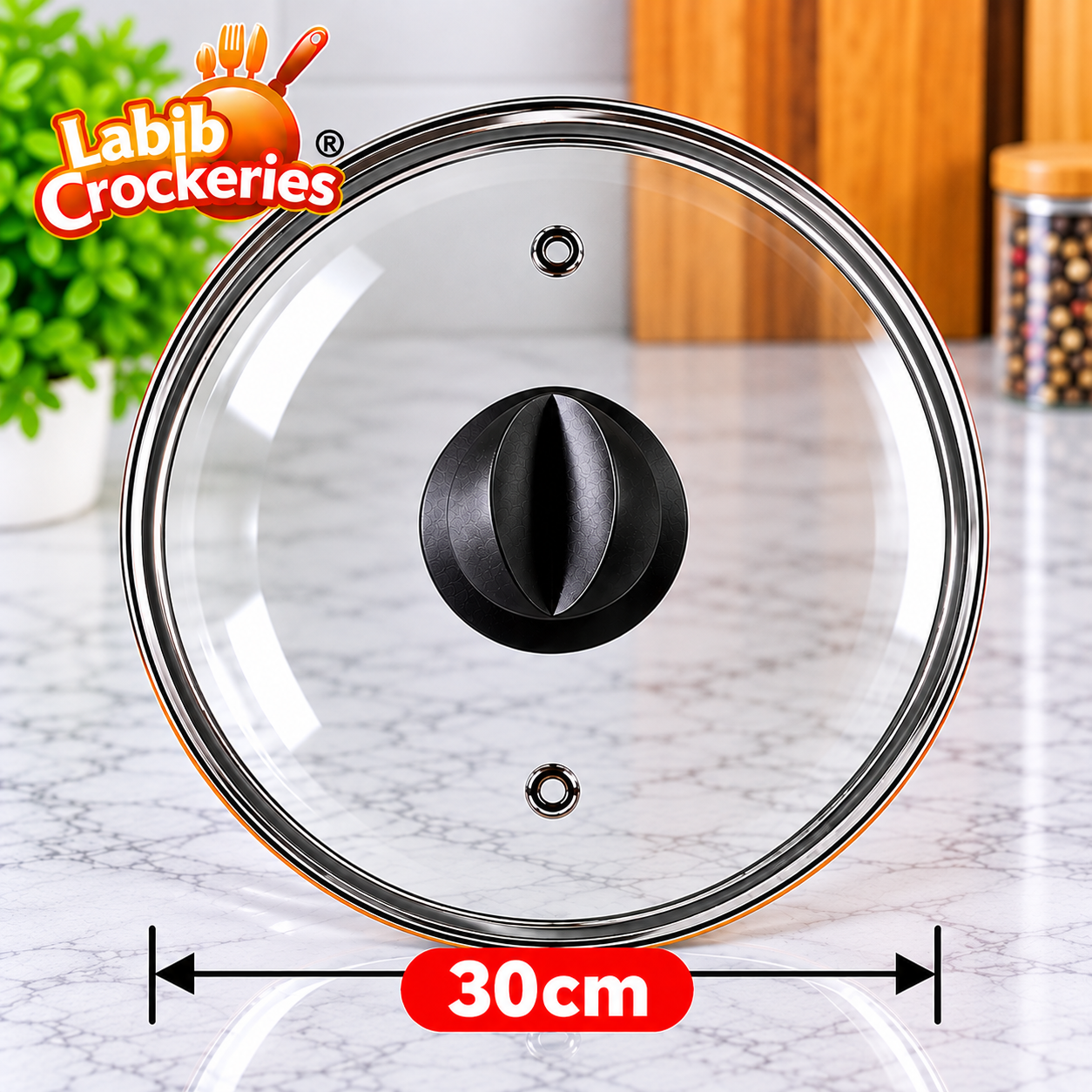 30cm Glass Lid